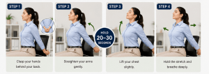 Chest Opener Stretch guide for desk workers