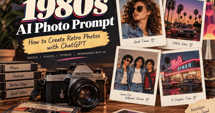 1980s AI Photo Prompt